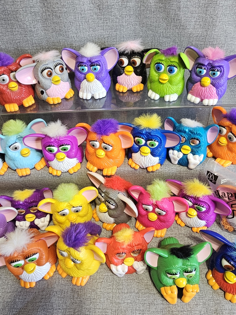 25 Vintage Furby McDonald’s Happy Meal Toys  1 NIP 1998 Mixed Lot
